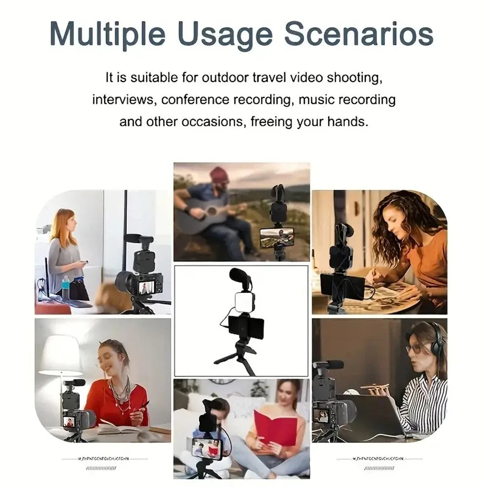 VlogMaster™ 3-in-1 Content Creator Kit