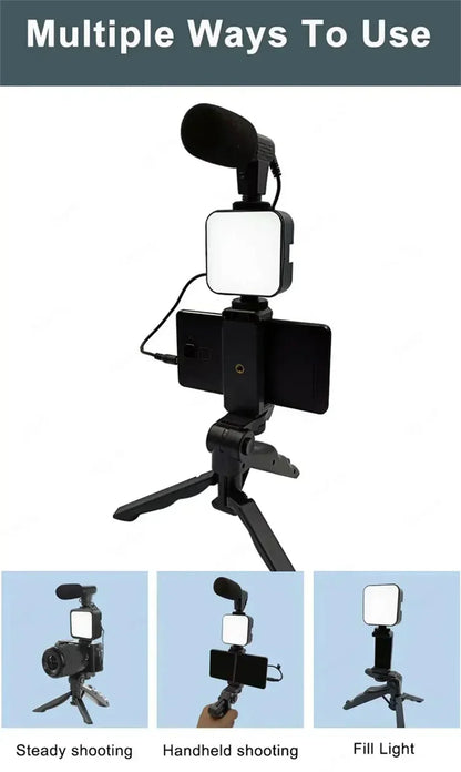 VlogMaster™ 3-in-1 Content Creator Kit