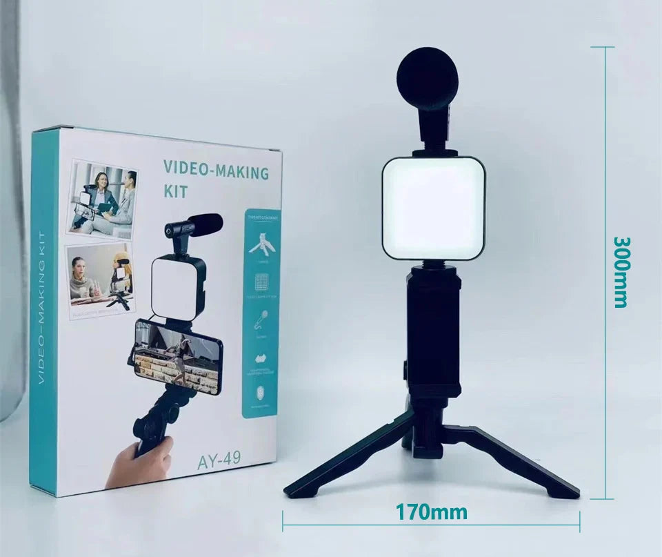 VlogMaster™ 3-in-1 Content Creator Kit